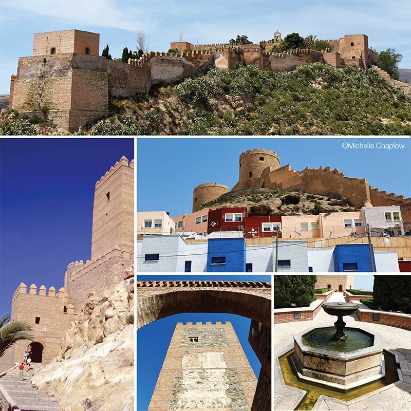 Alcazaba de Almería fortress walls